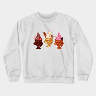 Ice Cream Taiyaki Crewneck Sweatshirt